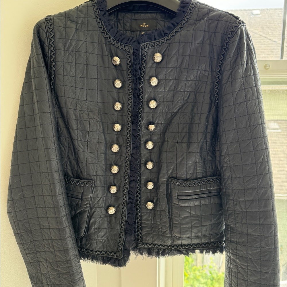 Real leather jacket